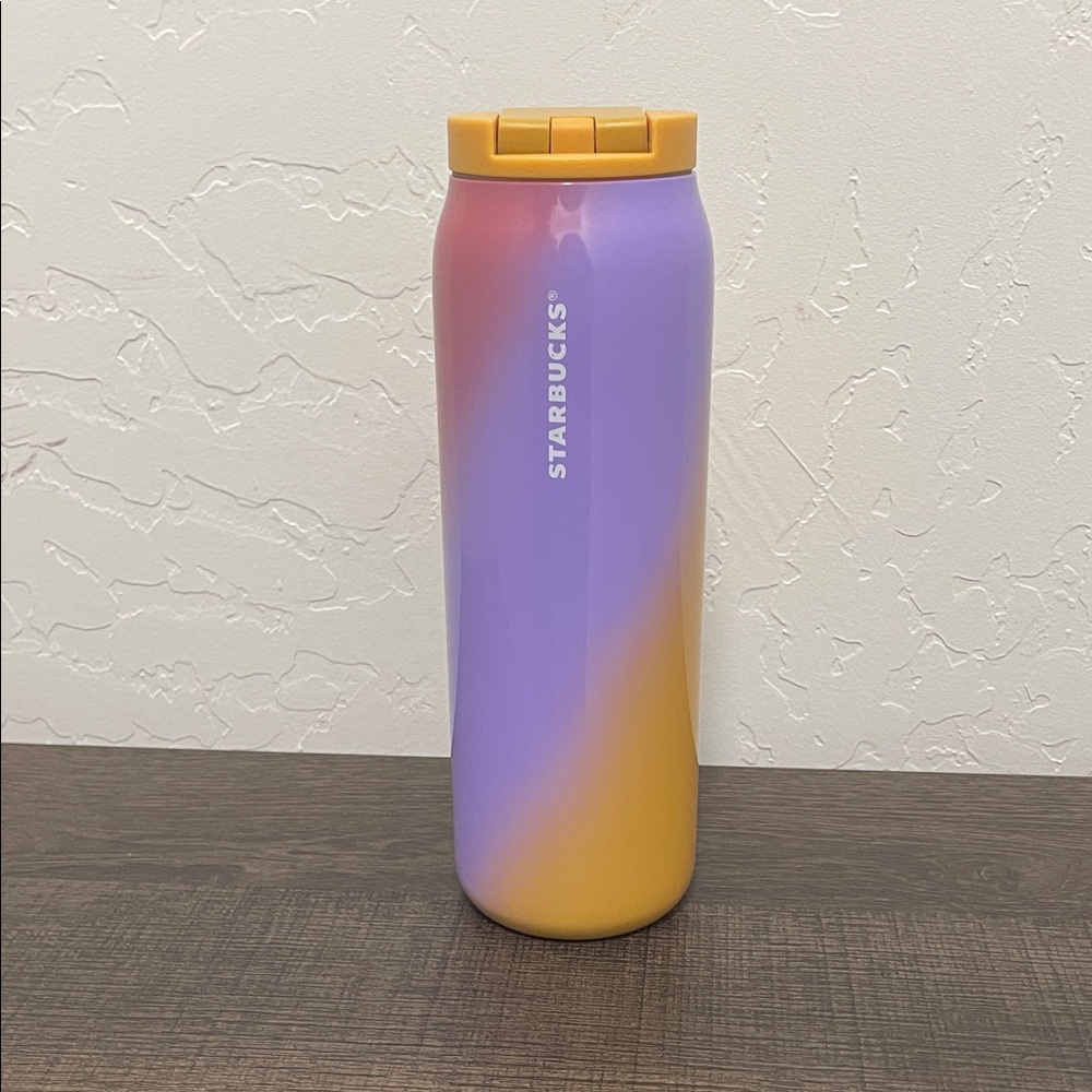 Starbucks Purple and Yellow Tumbler